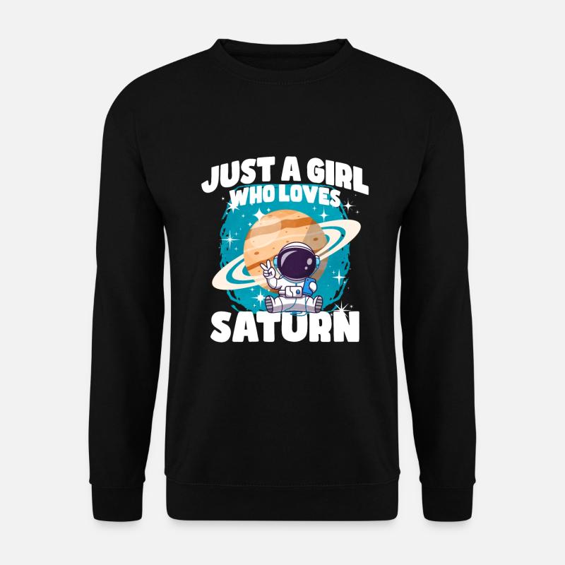 Fille Saturn Cadeau - Sweat-shirt Unisexe - noir