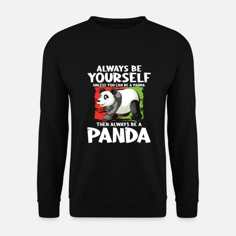 Panda - Unisex Sweatshirt - black