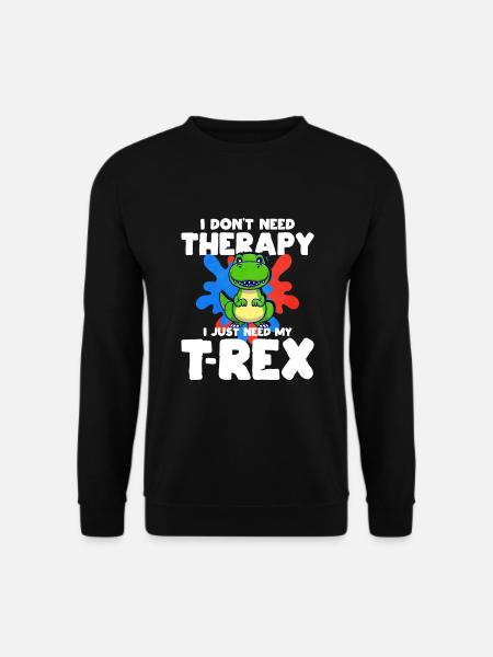 T-Rex - Sweat-shirt Unisexe - noir