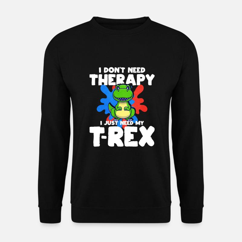 T-Rex - Unisex Pullover - Schwarz