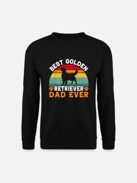 Golden Retriever Geschenke - Unisex Pullover - Schwarz