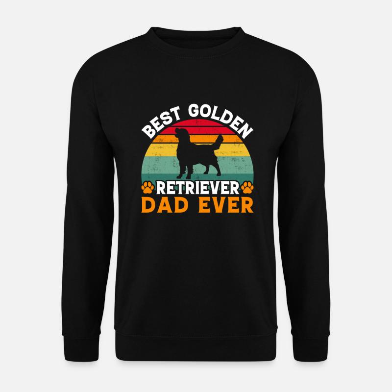 Golden Retriever Geschenke - Unisex Pullover - Schwarz