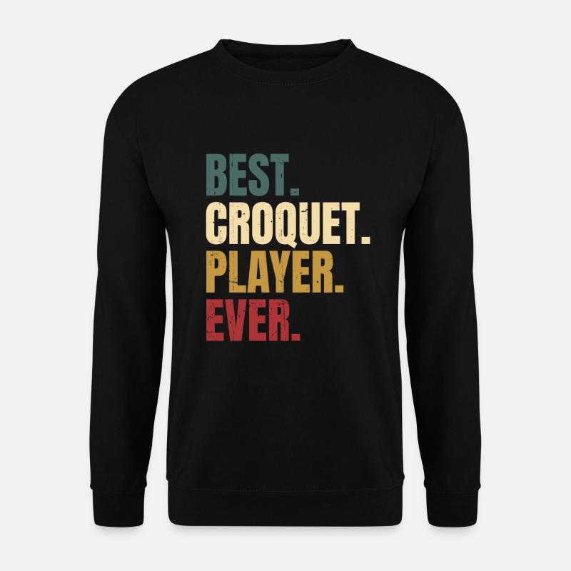 Croquet - Unisex Sweatshirt - black