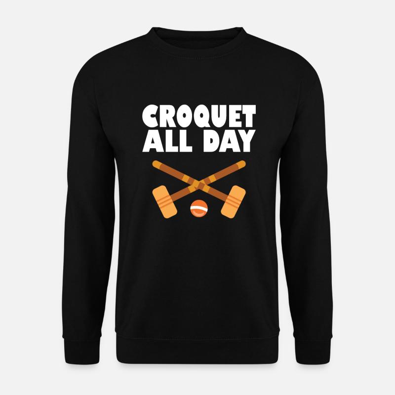 Croquet - Unisex Sweatshirt - black
