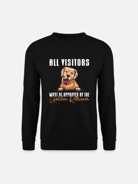 Golden Retriever Geschenke - Unisex Pullover - Schwarz