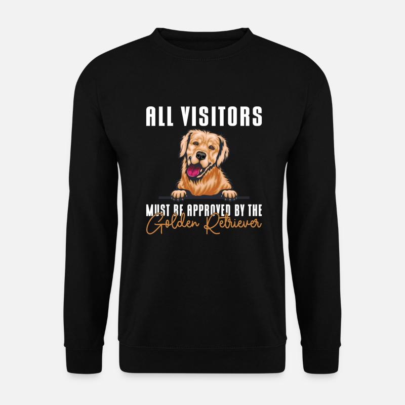 Golden Retriever Geschenke - Unisex Pullover - Schwarz