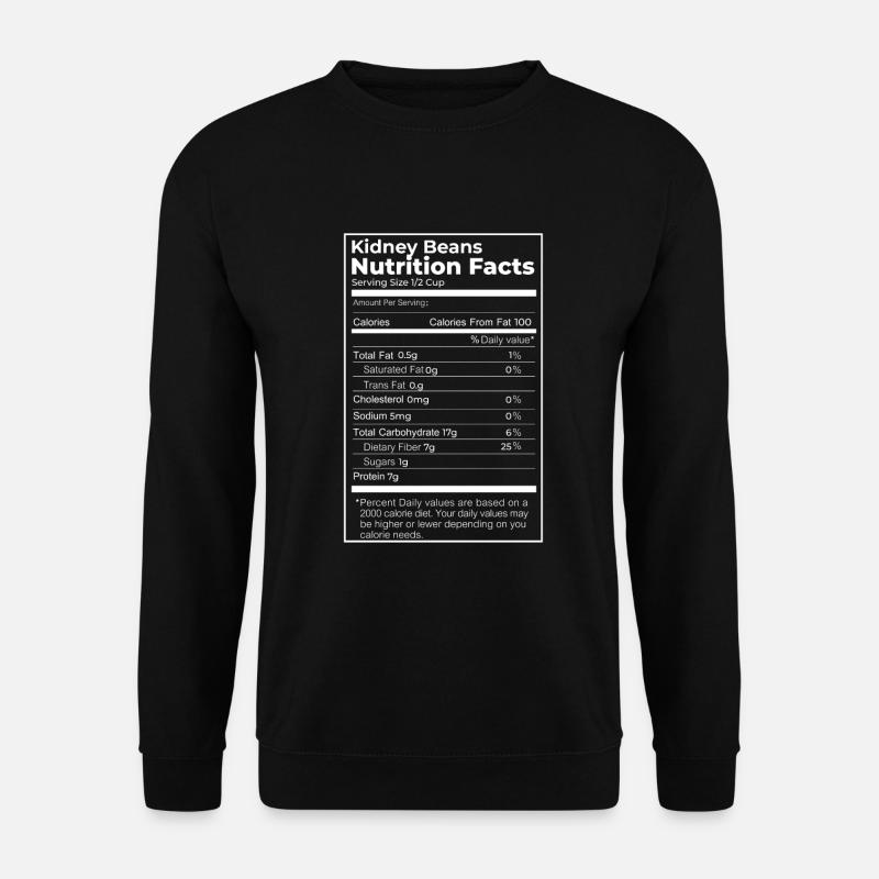 Kidney Bohnen - Unisex Pullover - Schwarz