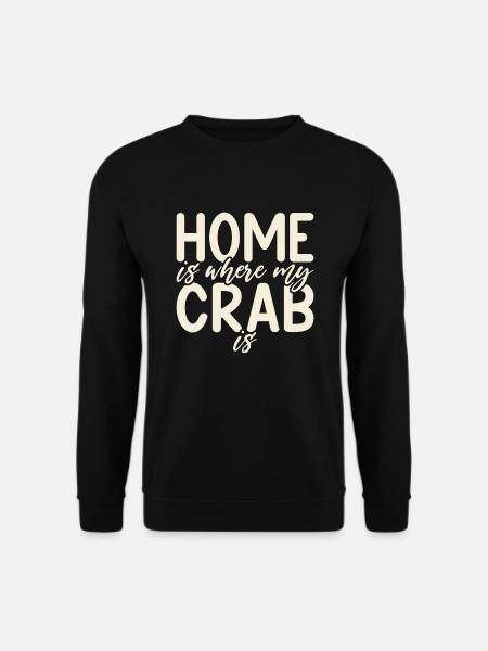 Crab Lover Gifts - Unisex Sweatshirt - black
