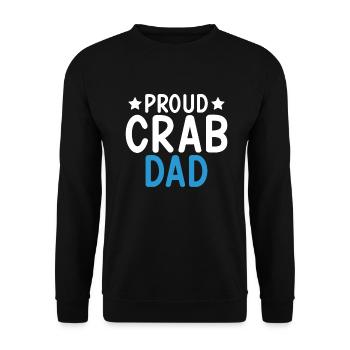 Cadeaux Crab Lover - Sweat-shirt Unisexe - noir - Devant - Alina (178cm) & Michal (187cm)