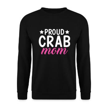 Cadeaux Crab Lover - Sweat-shirt Unisexe - noir - Devant - Alina (178cm) & Michal (187cm)