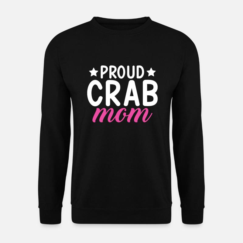Krabbenliebhaber Geschenke - Unisex Pullover - Schwarz