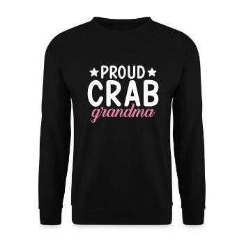 Cadeaux Crab Lover - Sweat-shirt Unisexe - noir - Devant - Alina (178cm) & Michal (187cm)
