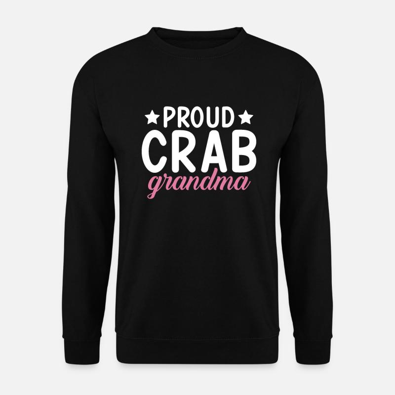 Crab Lover Gifts - Unisex Sweatshirt - black