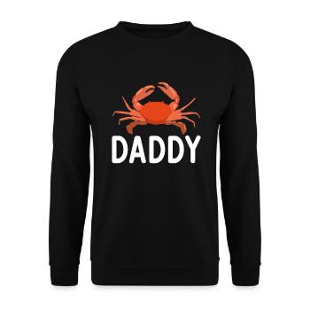 Krabbenliebhaber Geschenke - Unisex Pullover - Schwarz - Vorne - Alina (178cm) & Michal (187cm)