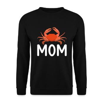 Krabbenliebhaber Geschenke - Unisex Pullover - Schwarz - Vorne - Alina (178cm) & Michal (187cm)