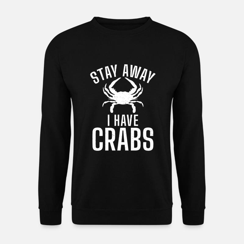 Crab Lover Gifts - Unisex Sweatshirt - black