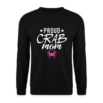 Krabbenliebhaber Geschenke - Unisex Pullover - Schwarz - Vorne - Alina (178cm) & Michal (187cm)