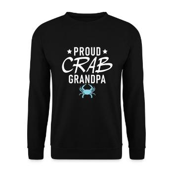 Cadeaux Crab Lover - Sweat-shirt Unisexe - noir - Devant - Alina (178cm) & Michal (187cm)