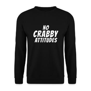 Krabbenliebhaber Geschenke - Unisex Pullover - Schwarz - Vorne - Alina (178cm) & Michal (187cm)