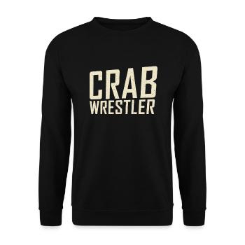 Krabbenliebhaber Geschenke - Unisex Pullover - Schwarz - Vorne - Alina (178cm) & Michal (187cm)