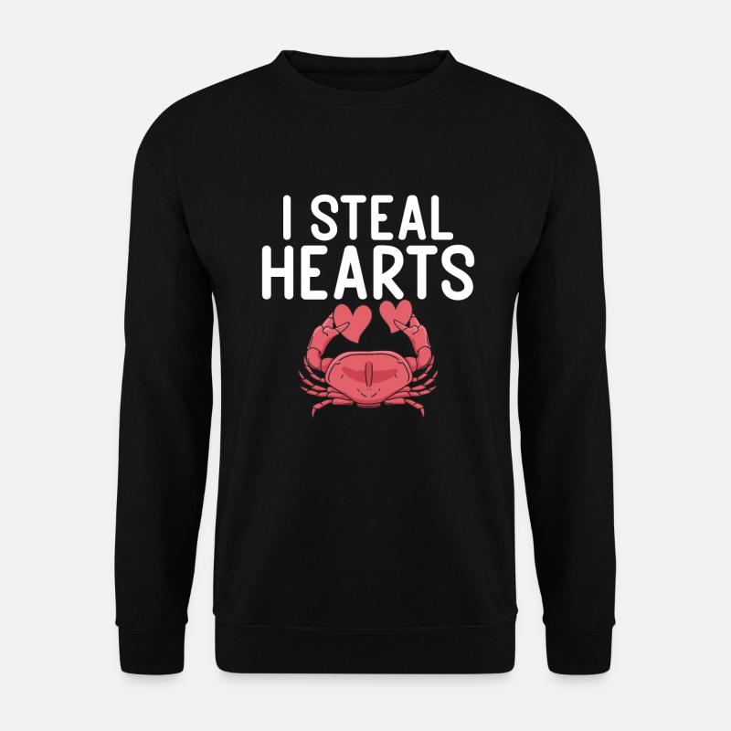 Crab Lover Gifts - Unisex Sweatshirt - black