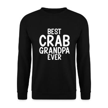 Krabbenliebhaber Geschenke - Unisex Pullover - Schwarz - Vorne - Alina (178cm) & Michal (187cm)