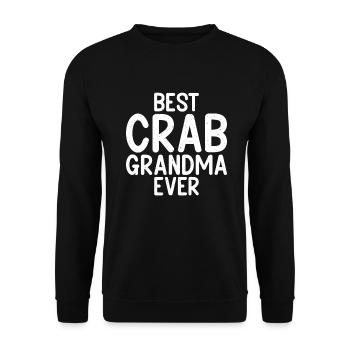 Cadeaux Crab Lover - Sweat-shirt Unisexe - noir - Devant - Alina (178cm) & Michal (187cm)
