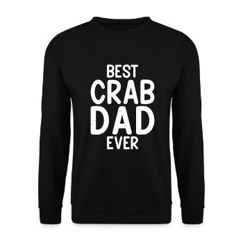 Krabbenliebhaber Geschenke - Unisex Pullover - Schwarz - Vorne - Alina (178cm) & Michal (187cm)
