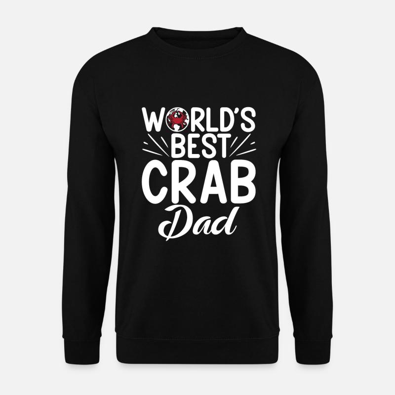 Crab Lover Gifts - Unisex Sweatshirt - black