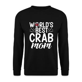 Krabbenliebhaber Geschenke - Unisex Pullover - Schwarz - Vorne - Alina (178cm) & Michal (187cm)