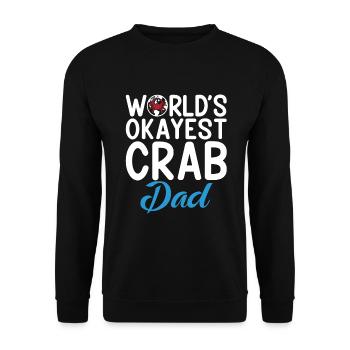 Cadeaux Crab Lover - Sweat-shirt Unisexe - noir - Devant - Alina (178cm) & Michal (187cm)