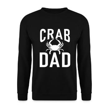Krabbenliebhaber Geschenke - Unisex Pullover - Schwarz - Vorne - Alina (178cm) & Michal (187cm)