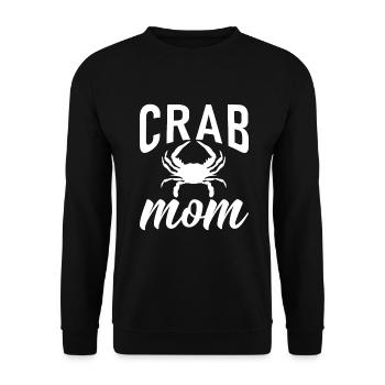 Krabbenliebhaber Geschenke - Unisex Pullover - Schwarz - Vorne - Alina (178cm) & Michal (187cm)