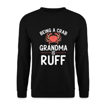 Cadeaux Crab Lover - Sweat-shirt Unisexe - noir - Devant - Alina (178cm) & Michal (187cm)