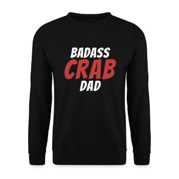 Cadeaux Crab Lover - Sweat-shirt Unisexe - noir - Devant - Alina (178cm) & Michal (187cm)