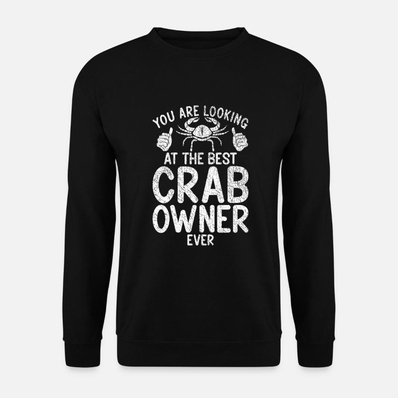 Crab Lover Gifts - Unisex Sweatshirt - black