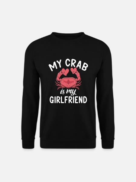 Crab Lover Gifts - Unisex Sweatshirt - black