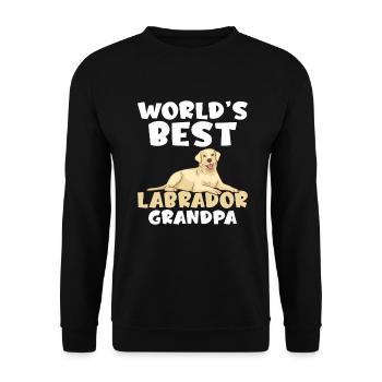Cadeaux amoureux du Labrador - Sweat-shirt Unisexe - noir - Devant - Alina (178cm) & Michal (187cm)