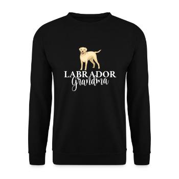 Cadeaux amoureux du Labrador - Sweat-shirt Unisexe - noir - Devant - Alina (178cm) & Michal (187cm)