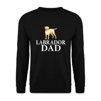 Cadeaux amoureux du Labrador - Sweat-shirt Unisexe - noir - Devant - Alina (178cm) & Michal (187cm)