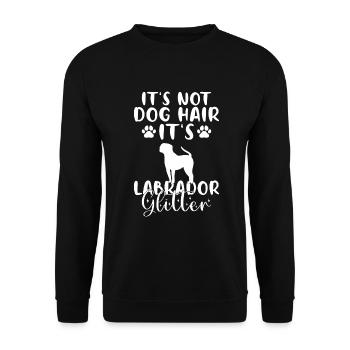 Cadeaux amoureux du Labrador - Sweat-shirt Unisexe - noir - Devant - Alina (178cm) & Michal (187cm)