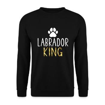 Cadeaux amoureux du Labrador - Sweat-shirt Unisexe - noir - Devant - Alina (178cm) & Michal (187cm)