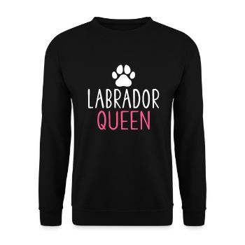 Cadeaux amoureux du Labrador - Sweat-shirt Unisexe - noir - Devant - Alina (178cm) & Michal (187cm)