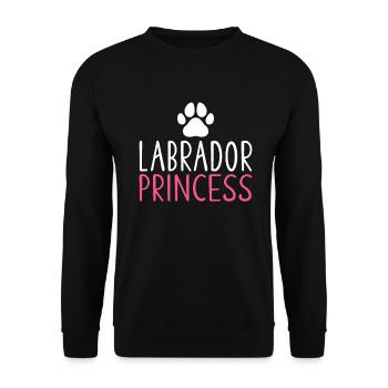 Cadeaux amoureux du Labrador - Sweat-shirt Unisexe - noir - Devant - Alina (178cm) & Michal (187cm)