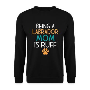 Cadeaux amoureux du Labrador - Sweat-shirt Unisexe - noir - Devant - Alina (178cm) & Michal (187cm)