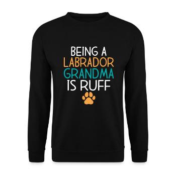 Cadeaux amoureux du Labrador - Sweat-shirt Unisexe - noir - Devant - Alina (178cm) & Michal (187cm)