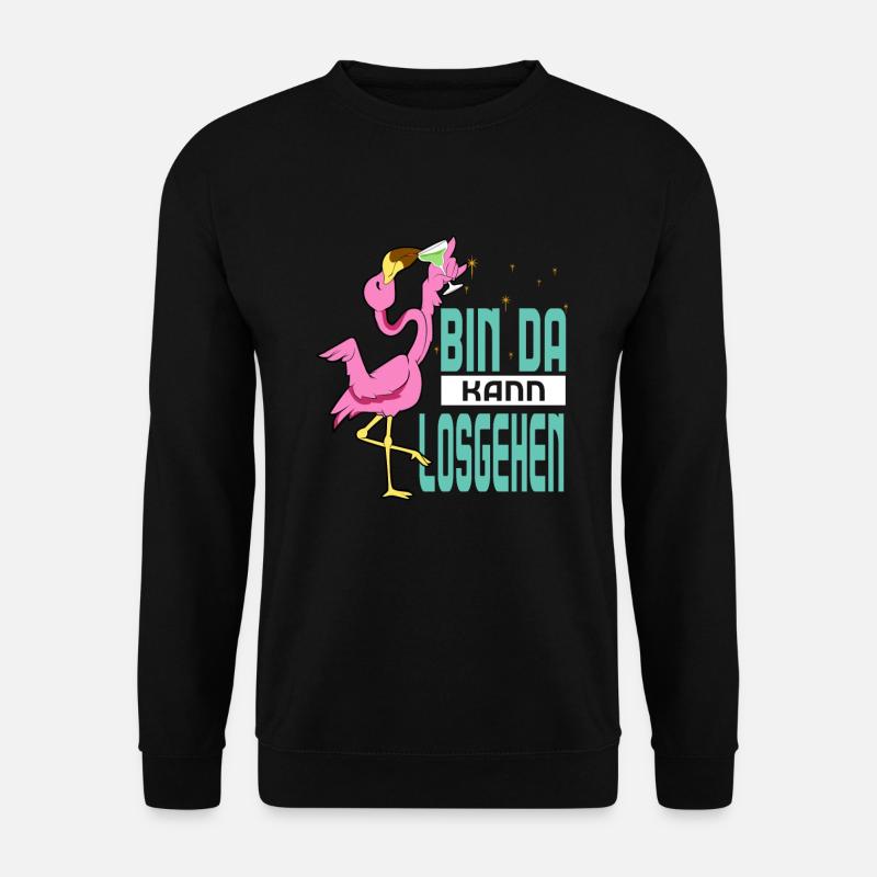 Bin Da Kann Losgehen - Unisex Pullover - Schwarz