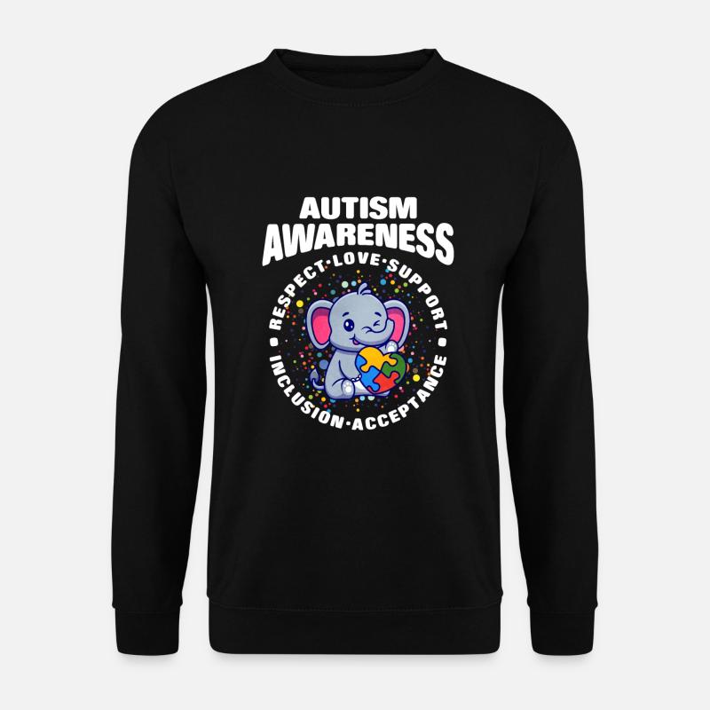 Autism Autism Gift - Unisex Sweatshirt - black