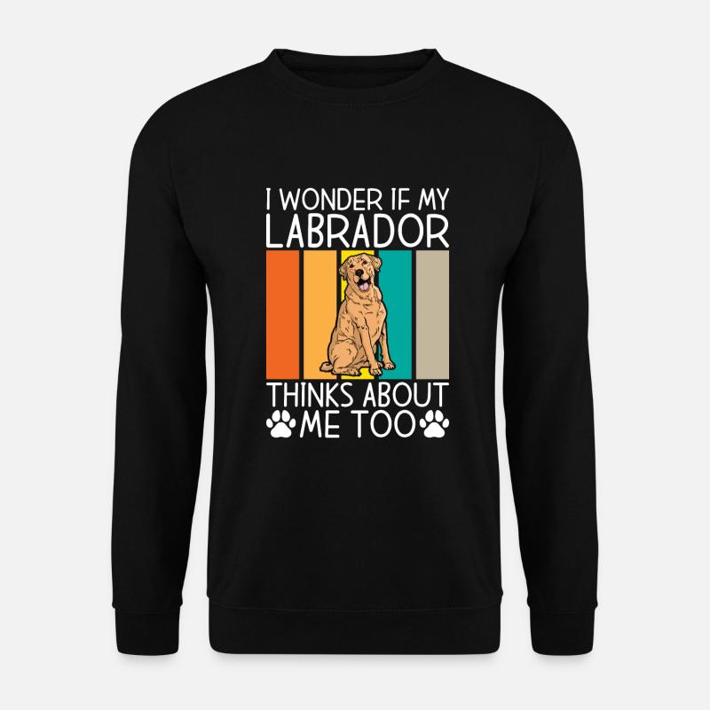 Labrador Lover Gifts - Unisex Sweatshirt - black