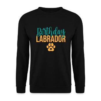 Cadeaux amoureux du Labrador - Sweat-shirt Unisexe - noir - Devant - Alina (178cm) & Michal (187cm)